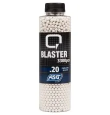 Страйкбольні кульки ASG Q Blaster White 6 мм 0,2 г 3300 шт (19399)