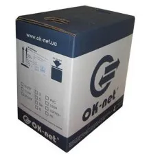 Кабель мережевий OK-Net U/UTP 305м cat.5E-SL patch AWG26 (КГПВ-ВП (100) 4*2*AWG26/7)