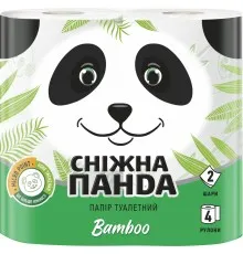 Туалетний папір Сніжна Панда Bamboo 2 шари 4 рулони (4823019009415)