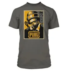 Футболка Jinx PUBG - Hope Poster Premium Tee Charcoal, L (JINX-8775 CHL)