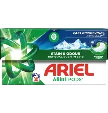Капсули для прання Ariel Pods All-in-1 Гірське джерело 30 шт. (8700216765480)