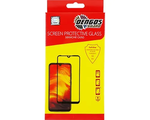 Скло захисне Dengos Full Glue OPPO Reno15 F/FS Black (TGFG-436)