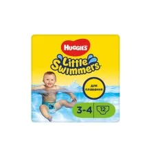 Підгузки Huggies Little Swimmer 3-4 (7-15 кг) 12 шт (36000183399)