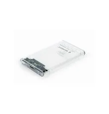 Кишеня зовнішня Gembird 2.5", USB 3.0, прозрачный (EE2-U3S9-6)