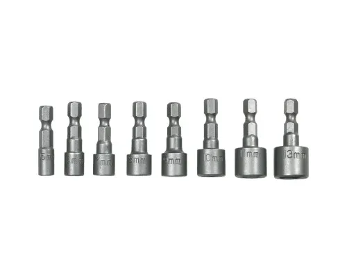Набір головок Topex 1/4", 8 шт (39D387)