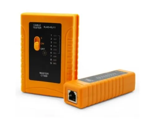 Тестер кабельний RJ-45/RJ-12/RJ-11 Merlion (CT468)