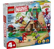 Конструктор LEGO Spidey Битва Павука та раптора Гоббі у штаб-будинку на дереві (11200)