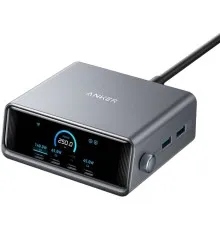 Зарядний пристрій Anker 4xUSB-C PD250W + 2xUSB GaNPrime black (A2345341)