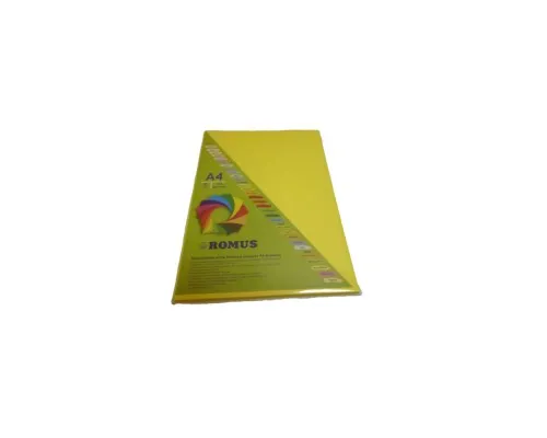 Папір Romus A4 160 г/м2 100sh Canary yellow (R50805)