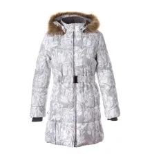 Пальто дитяче Huppa YACARANDA 12030030 білий з принтом 110 (4741632039445)