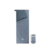 Спальний мішок Naturehike надлегкий Ultralight LW180 NH21MSD09 лівий (15°C) p-p XL сіро-синій (6927595777978-L)