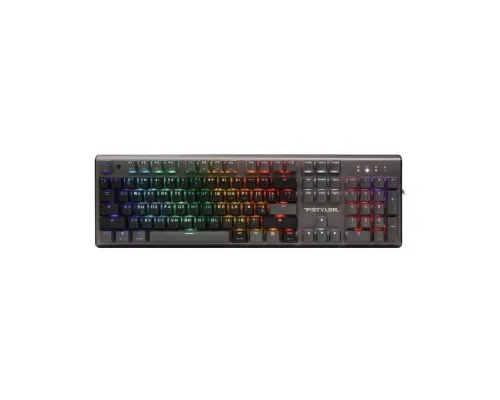 Клавіатура A4Tech FS100 RGB FS Switch USB Stone Black (4711421000567)
