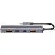Концентратор Canyon hub DS-18 5in1 USB-C Grey (CNS-TDS18)