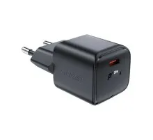 Зарядний пристрій Acefast USB-C 20W Gan A73 mini Fast Charger Black (6974316282648)