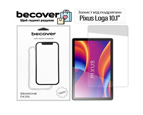 Скло захисне BeCover Pixus Loga 10.1" (713702)