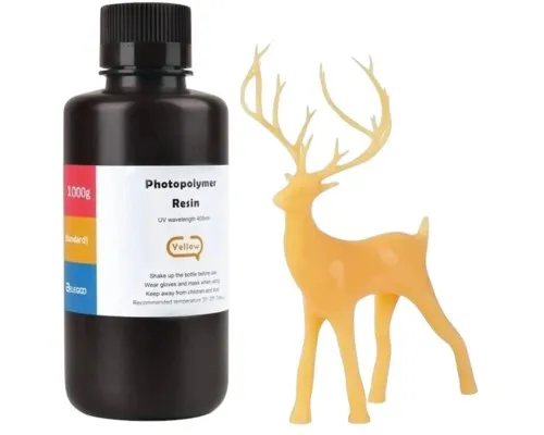 Фотополімерна смола ELEGOO Resin, ABS-like 1кг, yellow (50.103.0103)