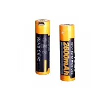 Акумулятор Fenix 18650  2600 mAh micro usb зарядка (ARB-L18-2600U)