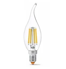 Лампочка Videx Filament C37Ft 6W E14 4100K 220V (VL-C37Ft-06144)