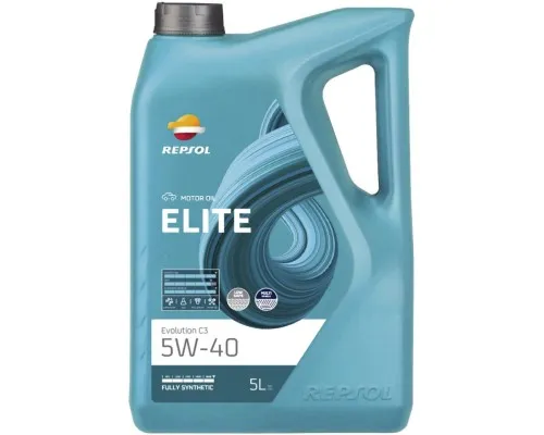 Моторна олива REPSOL ELITE EVOLUTION C3 5W-40 5л (RPP0053JFB)
