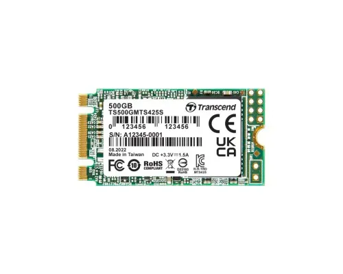 Накопичувач SSD M.2 2242 500GB Transcend (TS500GMTS425S)