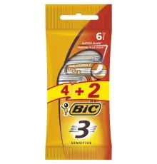 Бритва Bic 3 Sensitive 4 + 2 шт. (3086126693279)