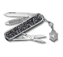 Ніж Victorinox Classic SD Brilliant Crystal + брелок-лого (0.6221.35)