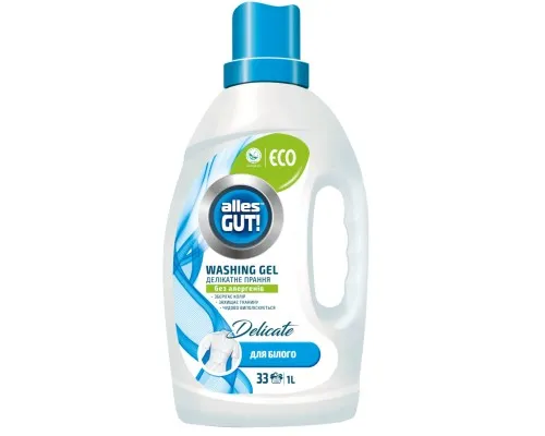 Гель для прання Alles GUT! Eco Для білих тканин 1 л (4823051467204)
