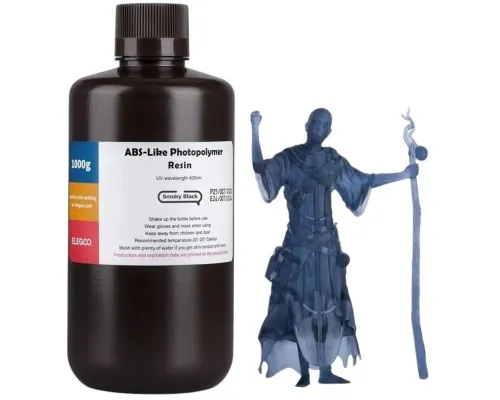 Фотополімерна смола ELEGOO Resin, ABS-like 1кг, black (50.103.0115)