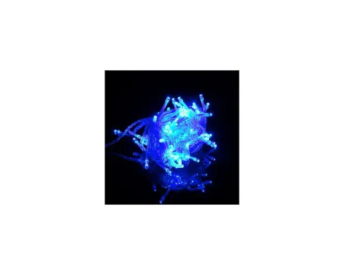 Гірлянда Voltronic 100 LED Діод Blue, 10 м., 8 режимів, прозора (Garl-100LED-10mB)