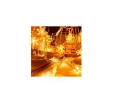 Гірлянда Voltronic Сніжинки White, 80 шт, 10 м., прозора, 220V (GarlSnow-10mWh220)