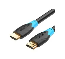 Кабель мультимедійний HDMI M to HDMI M 2.0m black Vention (AAGBH)