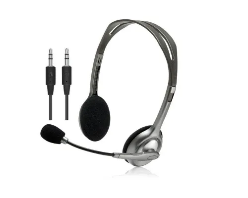 Навушники Logitech H110 Stereo Headset with 2*3pin jacks (981-000271)
