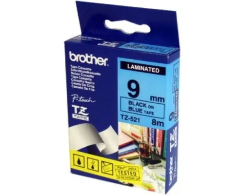 Стрічка для принтера етикеток Brother TZE521