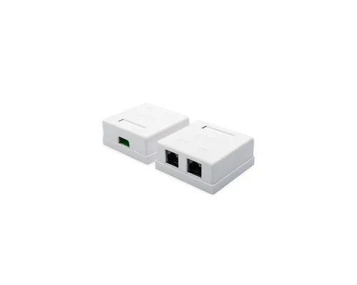 Комп'ютерна розетка Atcom RJ45 x2 UTP cat.6 (60252)
