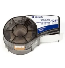 Етикетка Brady термозбіжна трубка, 1.2-2.8 мм, Black on White (M21-125-C-342)