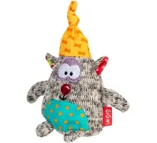 Іграшка для собак GiGwi Plush Ведмідь з пискавкою 10 см (75044)