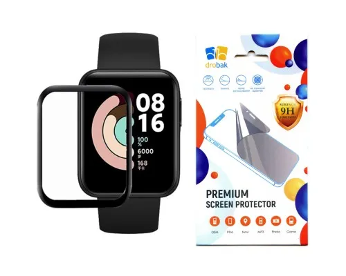 Скло захисне Drobak OPPO Watch Free Black Frame A+ (313178)
