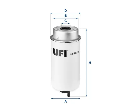 Фільтр паливний UFI 24.432.00