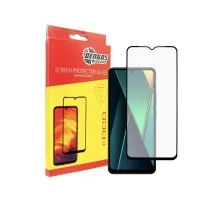 Скло захисне Dengos Full Glue POCO C75 (black) (TGFG-384)