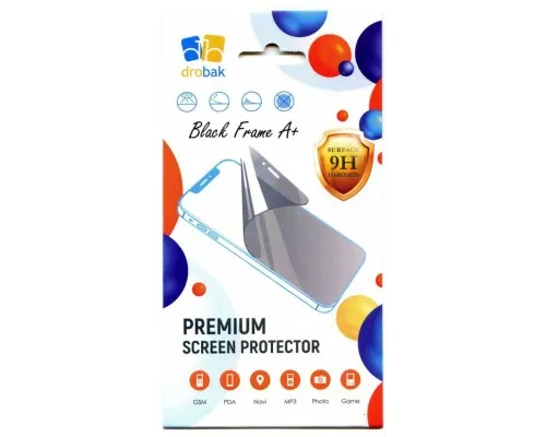 Скло захисне Drobak Black Frame A+ Motorola Moto G77 Power (333376)
