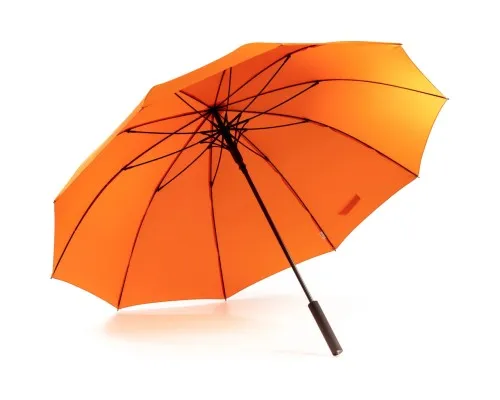 Парасоля Krago тростина Soft Orange з ручкою із гумовим покриттям (umb-9-004)