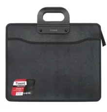 Папка - портфель Axent В4, 3 compartments, black, with zipper closure (1603-01-А)