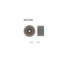Ролик натягувача ременя SKF VKM 21202