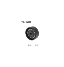 Ролик натягувача ременя SKF VKM 36025