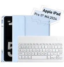 Чохол до планшета BeCover with keyboard Apple iPad Pro 11" M4 2024 Light Blue (713000)