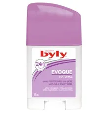Дезодорант Byly Стік Evoque Natural Захист 24 години З протеїнами шовку для чутливої шкіри 50 мл (8411104017696)