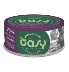 Консерви для котів OASY Wet More Love з тунцем та сардиною 70 г (8053017344942)