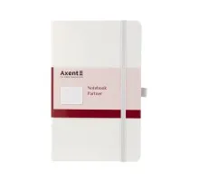 Блокнот Axent Partner, А5, 125х195 мм, 96арк, кліт,білий (8201-21-A)