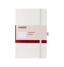 Блокнот Axent Partner, А5, 125х195 мм, 96арк, кліт,білий (8201-21-A)