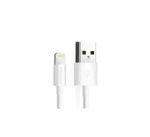 Дата кабель USB 2.0 AM to Lightning 1.8m 2.1A MFI White Choetech (IP0027-WH)